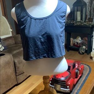 MARIKA Cropped Tank, crisscross back